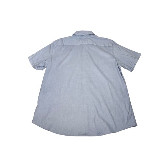 Faherty Reserve The Movement Shirt Short Sleeve Button Up Men's Large Light Blue - Picture 6 of 9